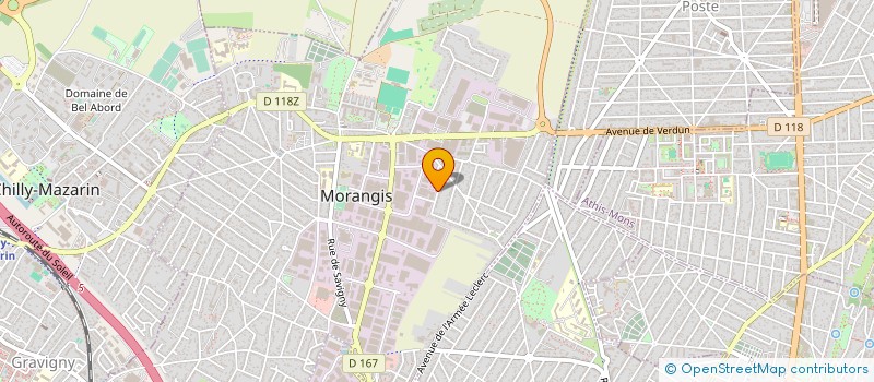 localisation de l'entreprise SCI VISCONTI à MORANGIS