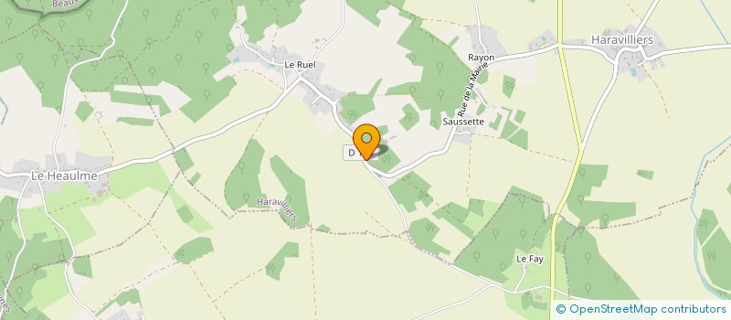 localisation de l'entreprise SCI VISEMA  HARAVILLIERS