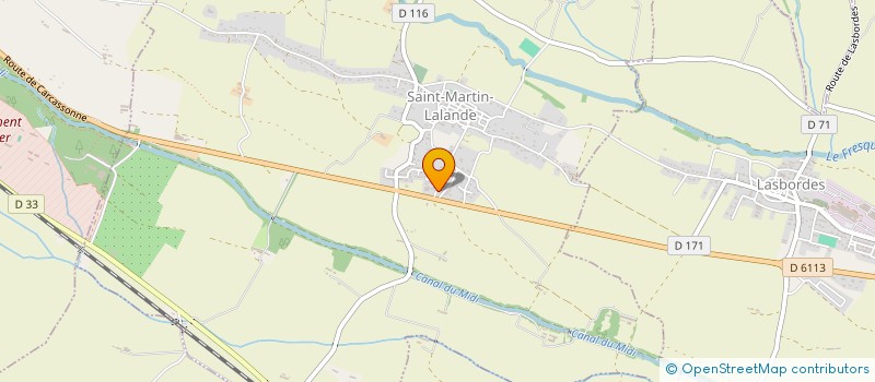 localisation de l'entreprise SCI VISENTIN  SAINT-MARTIN-LALANDE