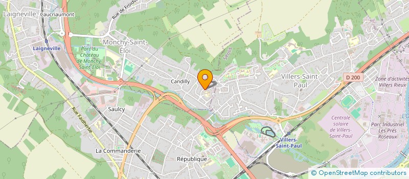 localisation de l'entreprise SCI VISEO  MONCHY-SAINT-ELOI