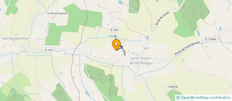 localisation de l'entreprise SCI VISIERES  SAINT-VIVIEN-DE-MONSEGUR