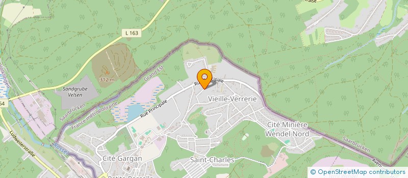 localisation de l'entreprise SCI VISIMA  PETITE-ROSSELLE