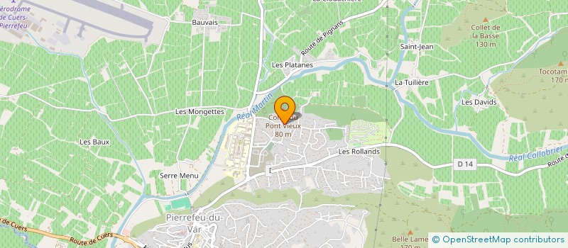 localisation de l'entreprise SCI VISIO 83  PIERREFEU-DU-VAR