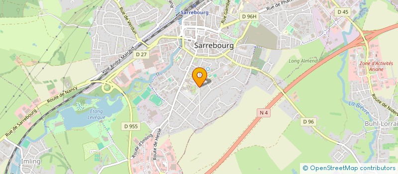 localisation de l'entreprise SCI VISION CREATIV à SARREBOURG