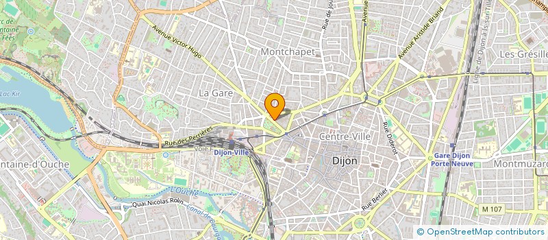 localisation de l'entreprise SCI VISION IV  DIJON