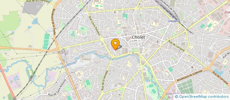 localisation de l'entreprise SCI VISION REGARDS à CHOLET
