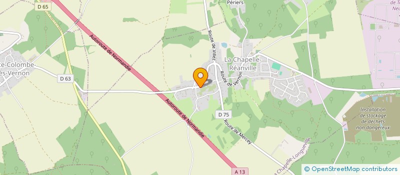 localisation de l'entreprise SCI VISOEL  LA CHAPELLE-LONGUEVILLE