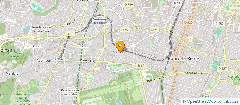 localisation de l'entreprise SCI VISON à SCEAUX