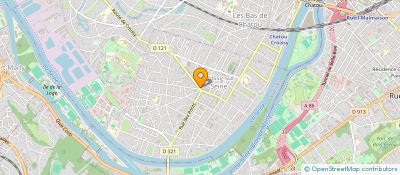 localisation de l'entreprise SCI VISSE  CROISSY-SUR-SEINE