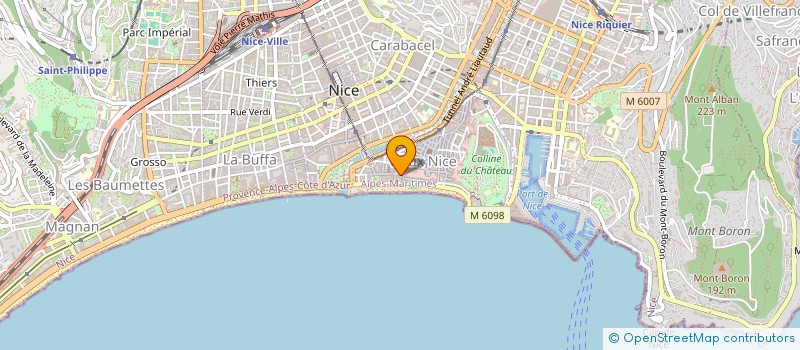 localisation de l'entreprise SCI VISTAMARE à NICE