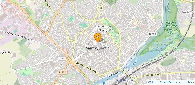 localisation de l'entreprise SCI VISTAN à SAINT-QUENTIN
