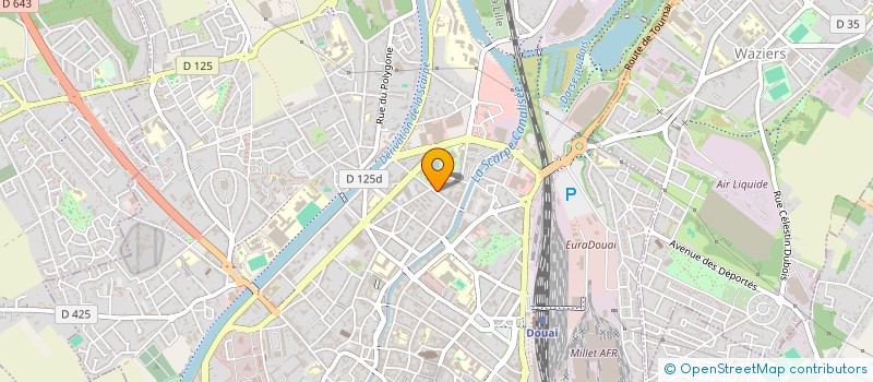 localisation de l'entreprise SCI VISTAQUE à DOUAI