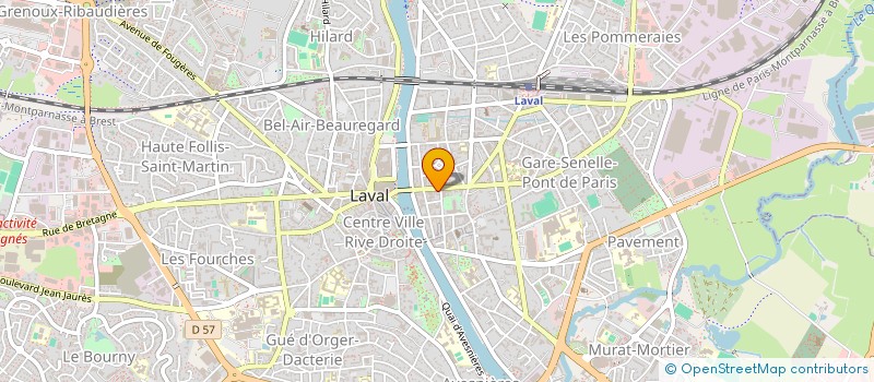 localisation de l'entreprise SCI VISTASEFT 5993 à LAVAL