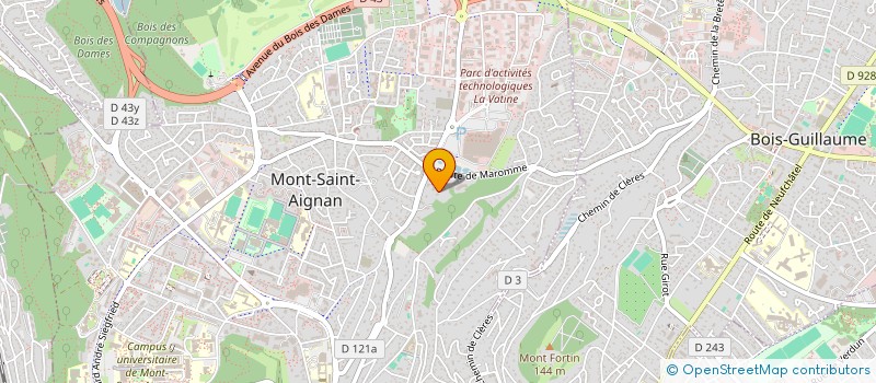 localisation de l'entreprise SCI VISTRA  MONT-SAINT-AIGNAN