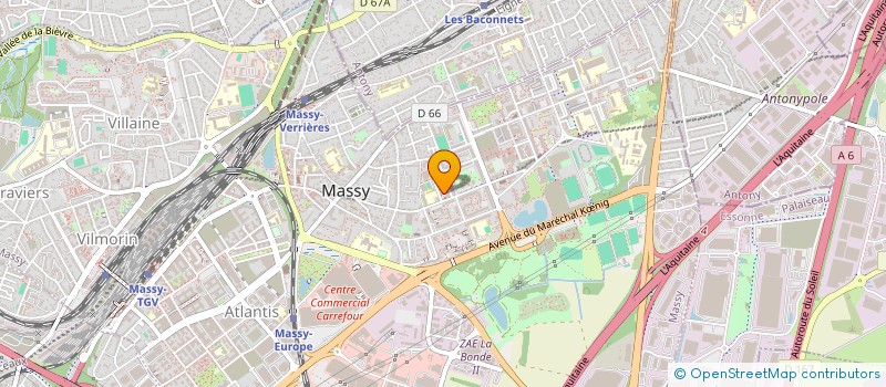 localisation de l'entreprise SCI VITA à MASSY
