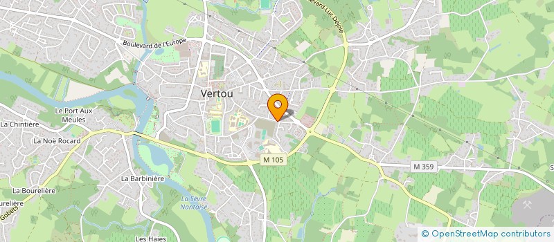 localisation de l'entreprise SCI VITA INVEST  VERTOU