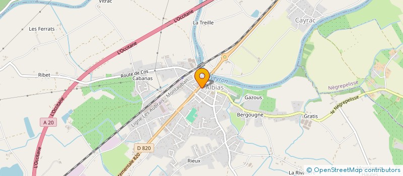 localisation de l'entreprise SCI VITA NOVA  ALBIAS