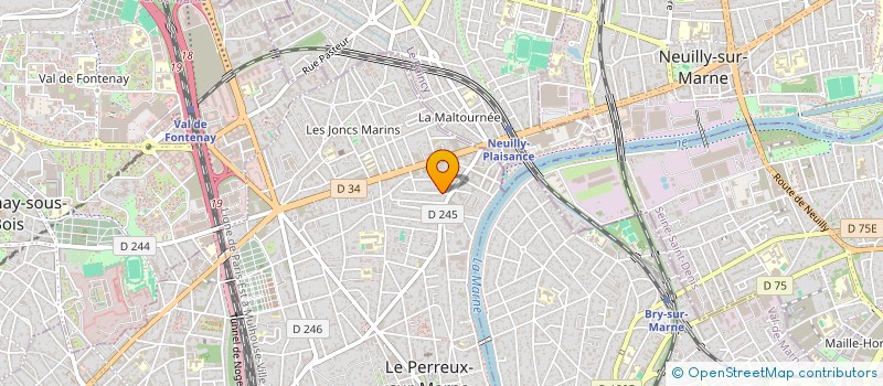 localisation de l'entreprise SCI VITAL à LE PERREUX-SUR-MARNE