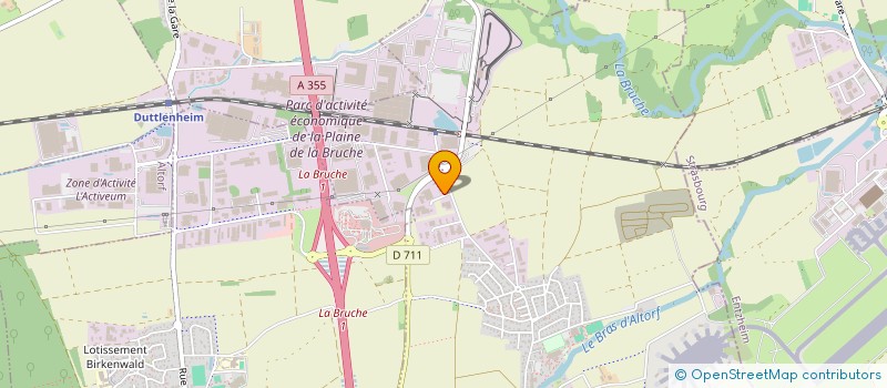 localisation de l'entreprise SCI VITAL  DUPPIGHEIM