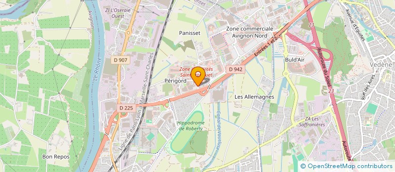 localisation de l'entreprise SCI VITAL  LE PONTET