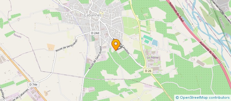 localisation de l'entreprise SCI VITAL  CABANNES