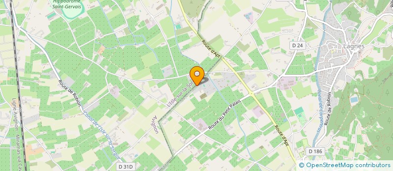 localisation de l'entreprise SCI VITALINE  LAGNES