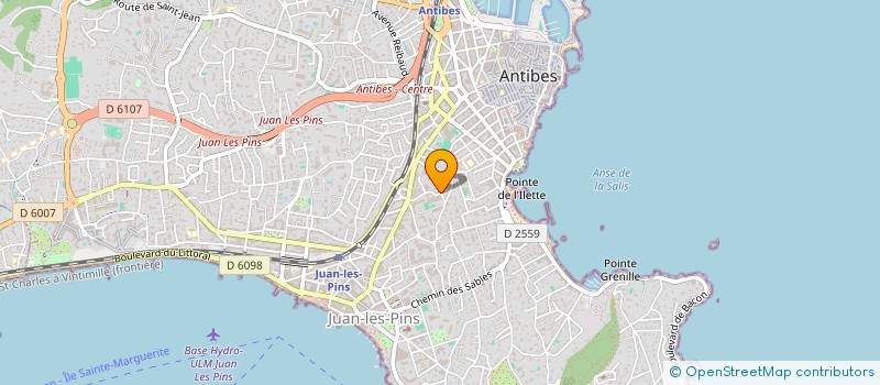 localisation de l'entreprise SCI VITALIS à ANTIBES