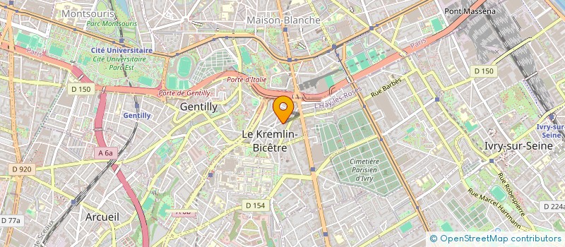 localisation de l'entreprise SCI VITALIS  LE KREMLIN-BICETRE