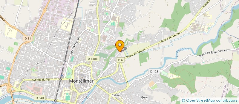 localisation de l'entreprise SCI VITAMI à MONTELIMAR