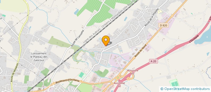 localisation de l'entreprise SCI VITARELLES  MONTAUBAN