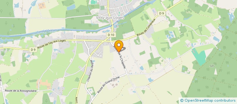 localisation de l'entreprise SCI VITAVIE à VITRY-AUX-LOGES