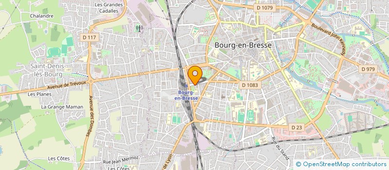 localisation de l'entreprise SCI VITHAL à BOURG-EN-BRESSE