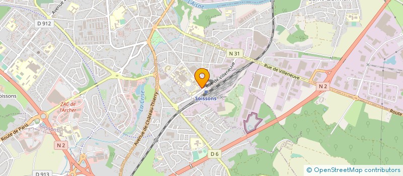 localisation de l'entreprise SCI VITHE  BILLY-SUR-AISNE