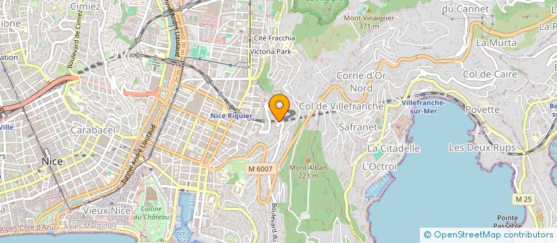 localisation de l'entreprise SCI VITHELICO à NICE