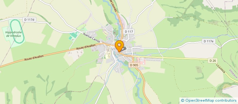 localisation de l'entreprise SCI VITHEO  VITTEAUX