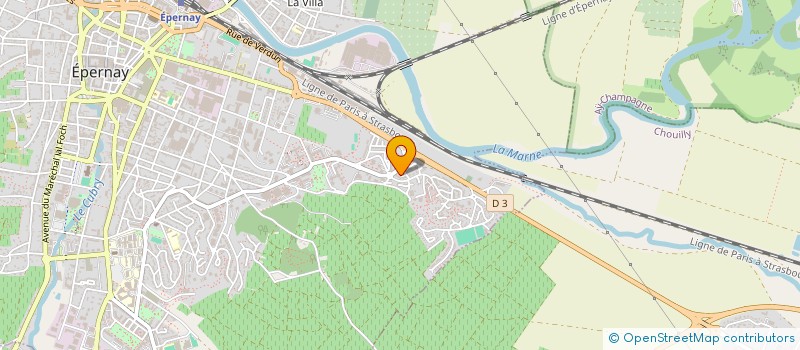 localisation de l'entreprise SCI VITHO  EPERNAY
