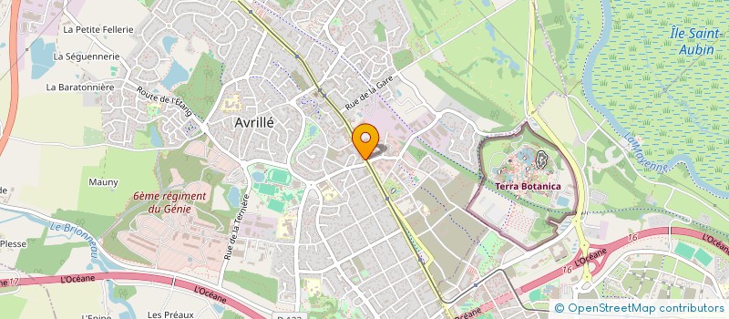 localisation de l'entreprise SCI VITIS à AVRILLE