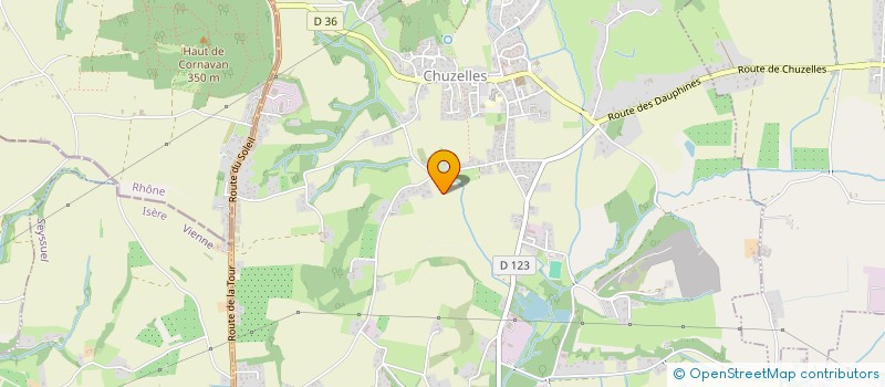 localisation de l'entreprise SCI VITIS  CHUZELLES