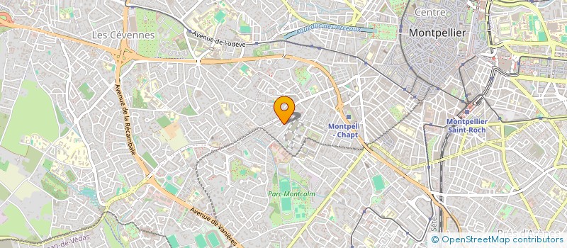 localisation de l'entreprise SCI VITIS LAURENT à MONTPELLIER