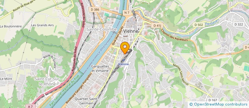 localisation de l'entreprise SCI VITO  VIENNE