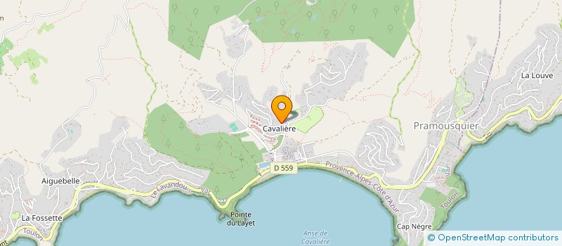 localisation de l'entreprise SCI VITO à LE LAVANDOU