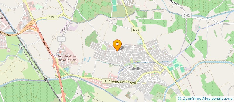 localisation de l'entreprise SCI VITOFILY  SALEILLES