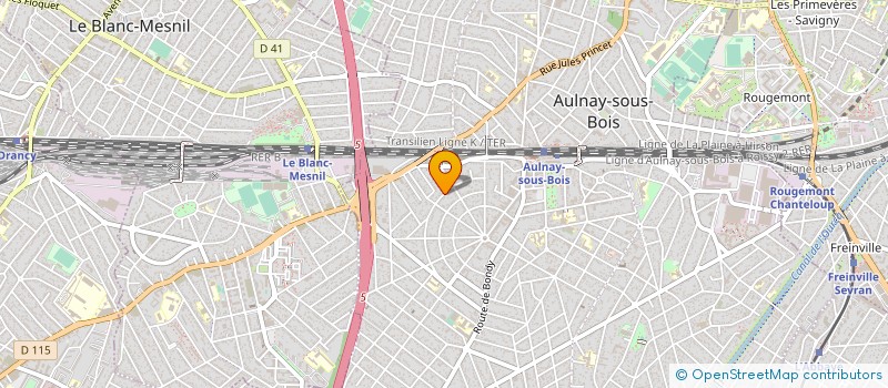 localisation de l'entreprise SCI VITOGO-OKPOKPO  AULNAY-SOUS-BOIS