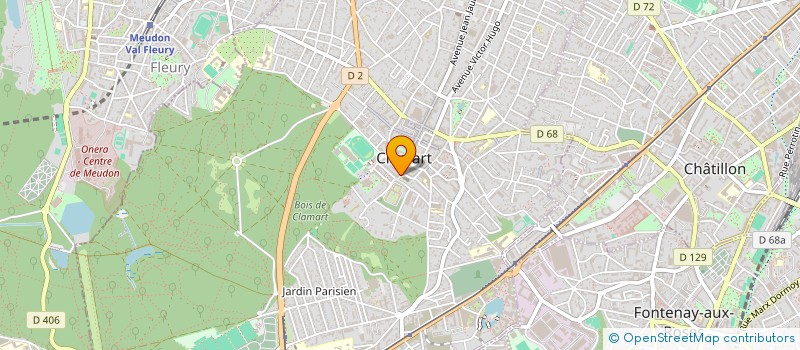 localisation de l'entreprise SCI VITON à CLAMART