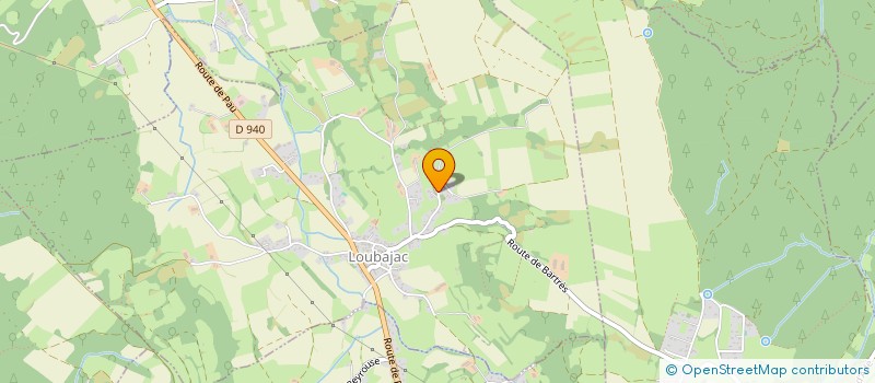 localisation de l'entreprise SCI VITORIA  LOUBAJAC