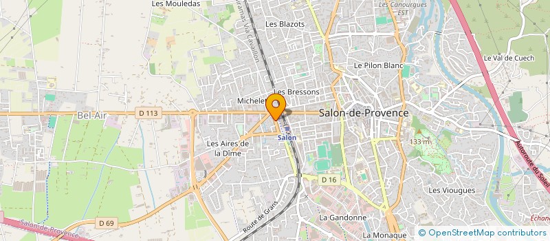 localisation de l'entreprise SCI VITRAC  SALON-DE-PROVENCE