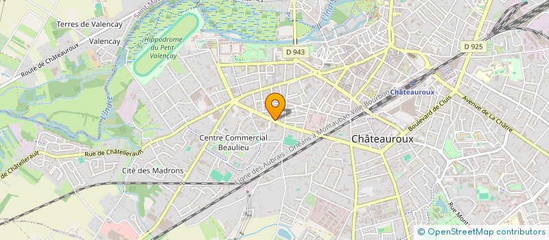 localisation de l'entreprise SCI VITRAT MACE à CHATEAUROUX