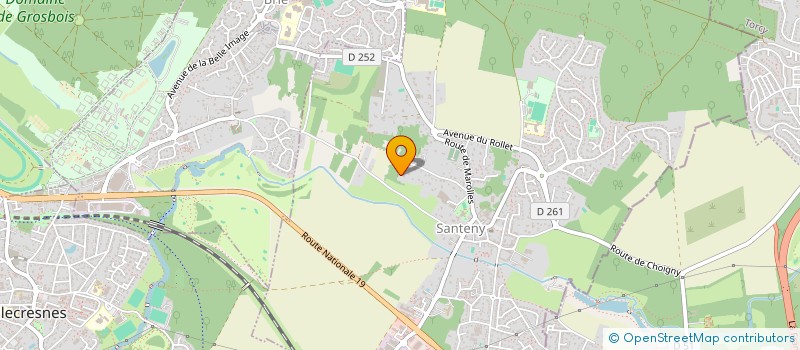 localisation de l'entreprise SCI VITRIFRANCE  SANTENY