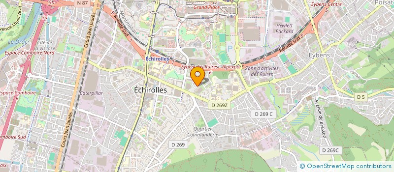 localisation de l'entreprise SCI VITRIUM à ECHIROLLES