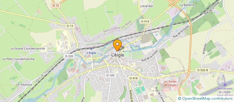 localisation de l'entreprise SCI VITRIX à L'AIGLE
